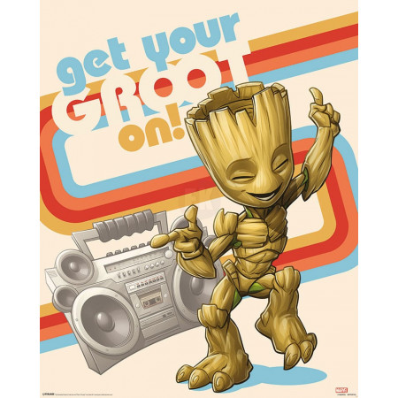 Marvel plagát Pack Guardians of the Galaxy Get Your Groot On 40 x 50 cm (4)